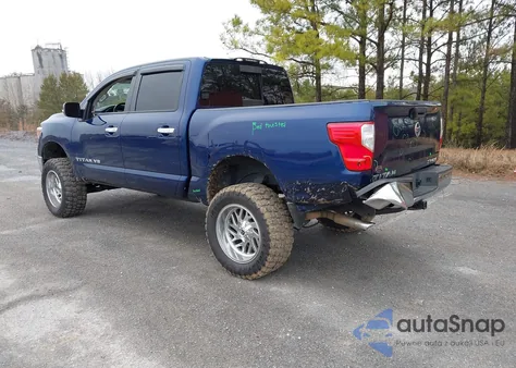 2018 Nissan Titan Sv из США, поврежденный, VIN 1N6AA1EJ2JN545966